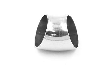 Отвод поручня под сварку Ø38.1х100/2х1.35 мм, 45°, полированный 400 Grit, (AISI 304) k095-45 купить в Краснодаре