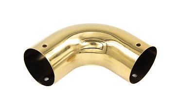 Отвод 90° для круглого пластикового поручня, золото k259-88 купить в Краснодаре