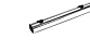 Труба AISI 201 25х1х6000, с перфорацией под  Ø16, 90°, GRIT 600 831-1