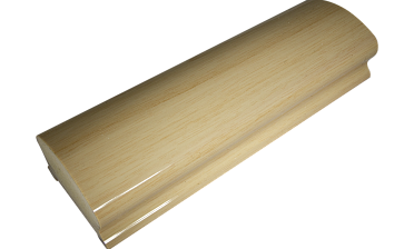 Пластиковый поручень фигурный текстурный, цвет беленый дуб, длина 4м k899-3  купить в Краснодаре