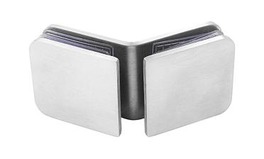 Коннектор для душевой кабины стекло-стекло 135° 45х45 мм шлифованный t726-2 SSS  купить в Краснодаре