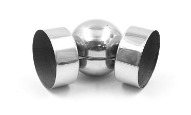 Поворот дер./пласт. поручня Ø50.8х0.4 мм, полированный, (AISI 201) k053-5 купить в Краснодаре