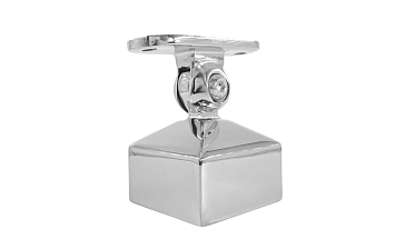 Наконечник 40х40 мм внешний полированный, с ложе под ПЛОСКОСТЬ, литой, регулируемый, облегченный, AISI 304, k239-5-NEW купить в Краснодаре