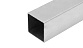 Труба нерж. AISI 304, 50х50 x 1.5 х 6м, полированная k875
