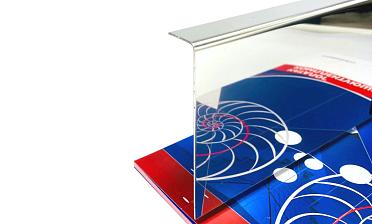 Лицевая накладка из полированной нержавейки на профиль т100 20,3х101мм длина 2 м т100-13  купить в Краснодаре