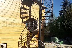 Ограждения маршевых лестниц и площадок в Краснодаре. Готовые проекты ПерилаГлавСнаб - фото 6