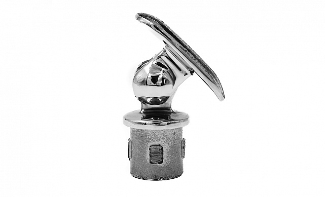 Наконечник палец с регулируемым ложементом, литой, под стойку Ø25.4х1.5 мм, полировка 600 GRIT, нержавеющий AISI 304 k219 5 Наконечник палец с регулируемым ложементом, литой, под стойку Ø25.4х1.5 мм, полировка 600 GRIT, нержавеющий AISI 304 k219 5