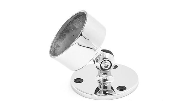 Фланец с шарниром для трубы Ø38.1 мм, полированный, литой (AISI 304) k244 3 Фланец с шарниром для трубы Ø38.1 мм, полированный, литой (AISI 304) k244 3