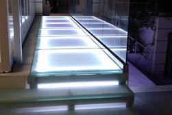 Стеклянные полы и подиумы в Краснодаре. Готовые проекты ПерилаГлавСнаб - фото 1