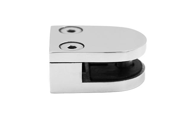 Стеклодержатель литой, под стекло 8-10 мм (4+4 мм), на плоскость 40х23х48 полированный (AISI 316) k002-4 4