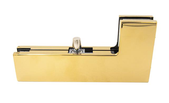 Фитинг угловой соединительный с осью, под золото t140 TP 4