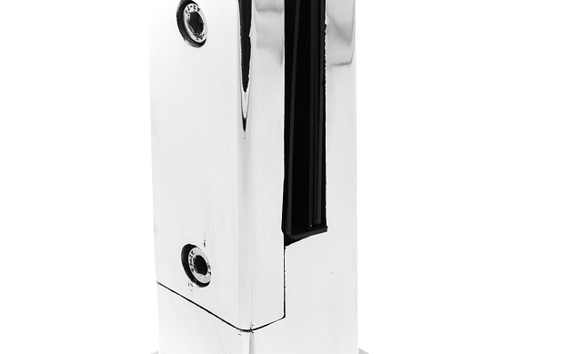 Стеклодержатель напольный 50х50х190 мм, литой, плоский, для стекла 10-12 мм, нержавеющая сталь AISI 304, полированная k275-2 11 Стеклодержатель напольный 50х50х190 мм, литой, плоский, для стекла 10-12 мм, нержавеющая сталь AISI 304, полированная k275-2 11