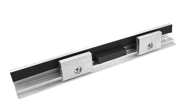 Комплект зажимного профиля для стекла 8-12 мм, полированный, L=3000 мм т40-1 PSS 6