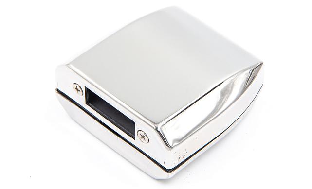 Замок для стеклянной двери с нажимной ручкой, евроцилиндр односторонний ключ/защелка, с ответной частью на стекло, полированный t155 PSS 9