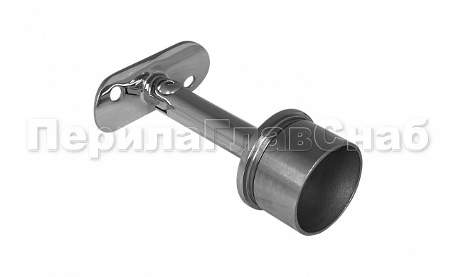 Наконечник палец с регулируемым ложементом под поручень Ø50.8 мм, на стойку Ø38.1х1,5 мм, литой, полированный, повышенной коррозионной стойкости. (AISI 316) k006-3 5