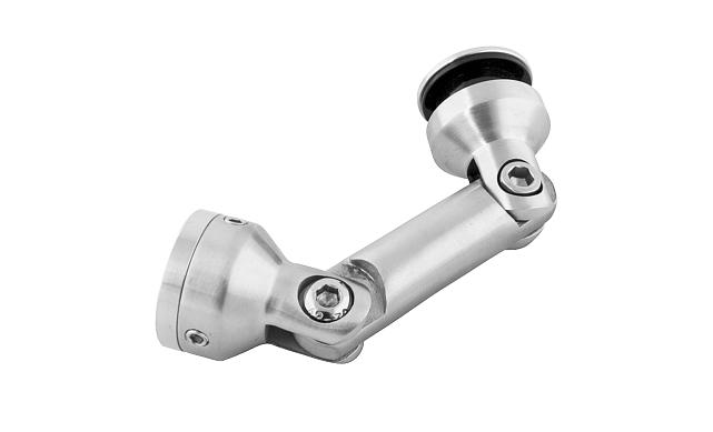 Крепление стекло-стена, штанга 60 мм, без зенковки tt201-60А SSS 6