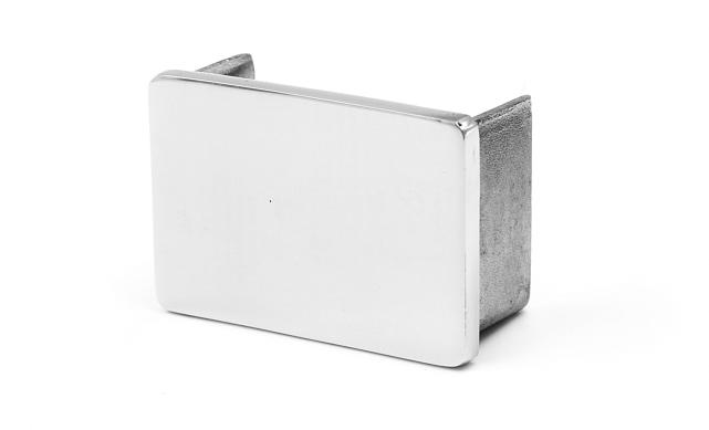 Заглушка для профильной трубы 40х60 мм, полированная, хром (AISI 304) k543 4