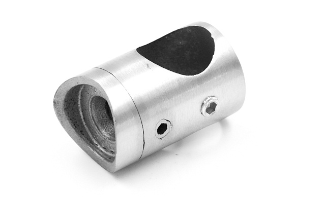 Ригеледержатель на стойку Ø38.1х16.8 мм, шлифованный, литой (AISI 304) k018-3 3 Ригеледержатель на стойку Ø38.1х16.8 мм, шлифованный, литой (AISI 304) k018-3 3