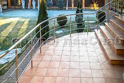 Перила и ограждения для террас в Краснодаре. Готовые проекты ПерилаГлавСнаб - фото 25