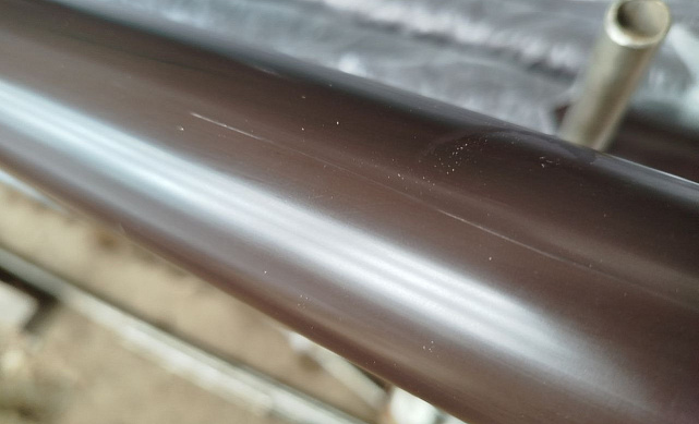 Пластиковый поручень, цвет Венге, Ø49мм длина 4м уценка k897-9-У 4