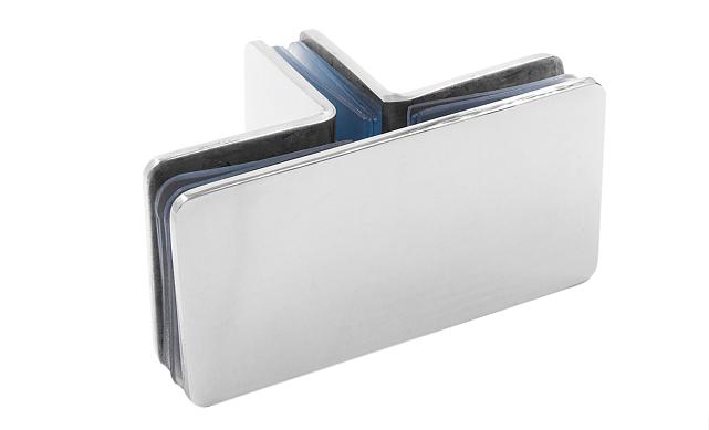 Коннектор для душевой кабины на 3 стекла латунь-хром t727 PC 7