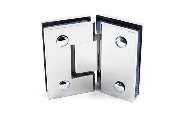 Петля для душевой кабины стекло-стекло 135° 90х55 мм AISI 304 полированная t302-2 PSS 6