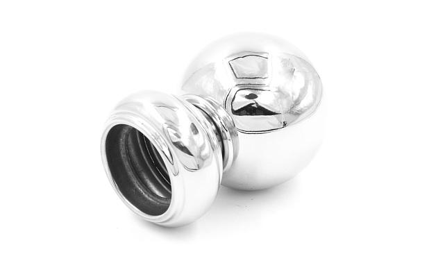 Наконечник шар на стойку Ø38.1 мм, штампованный, полированный, 400 Grit, AISI 201 k070-2 4