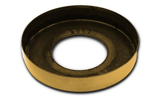 Низ стойки Ø50.8 мм, S=0.8 мм, 100х18 мм, золото k217-88 3