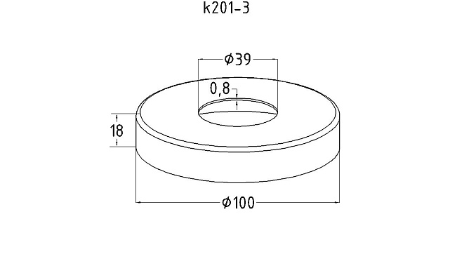 Низ стойки Ø38.1 мм, 100х20х0.8, шлифованный (AISI 304) k201-3 2 Низ стойки Ø38.1 мм, 100х20х0.8, шлифованный (AISI 304) k201-3 2