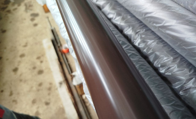 Пластиковый поручень, цвет Венге, Ø49мм длина 4м уценка k897-9-У 6