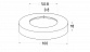 Низ стойки Ø50.8 мм, S=0.8 мм, 100х18 мм, полированный (AISI 316) k217-4