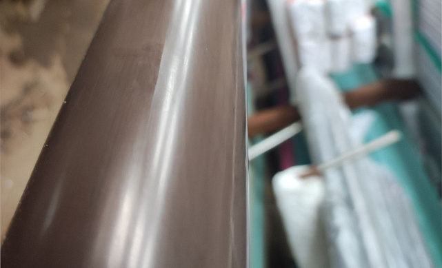 Пластиковый поручень, цвет Венге, Ø49мм длина 4м, уценка k897-У 4