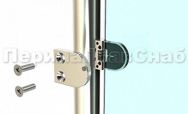 Готовая стойка Ø38,1х950 мм деревянная, со вставками из нержавеющей стали 2х100 мм с 2 стеклодержателями k741-2-L 4 Готовая стойка Ø38,1х950 мм деревянная, со вставками из нержавеющей стали 2х100 мм с 2 стеклодержателями k741-2-L 4