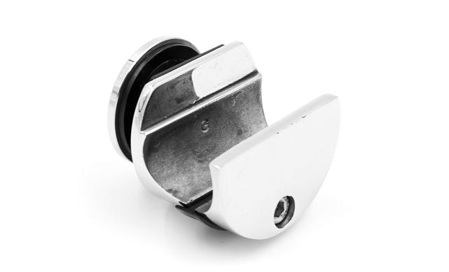 Крепление трека к стеклу, без зенковки, под 25 трубу t831 PSS 4