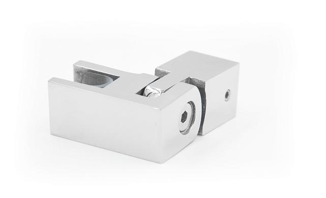 Выносное крепление к стеклу, для трубы 15х15 мм, полированный t806 PSS 8