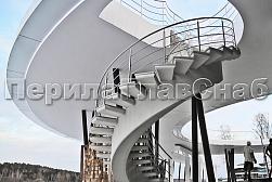 Перила для лестниц из металла в Краснодаре. Готовые проекты ПерилаГлавСнаб - фото 5