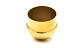 Заглушка для трубы Ø50.8х1.45 мм сферическая литая золотая k092-88