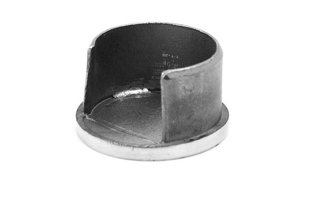 Заглушка для поручня с пазом Ø42.4 мм, 5х34 мм полированная (AISI 304) k099-3  3