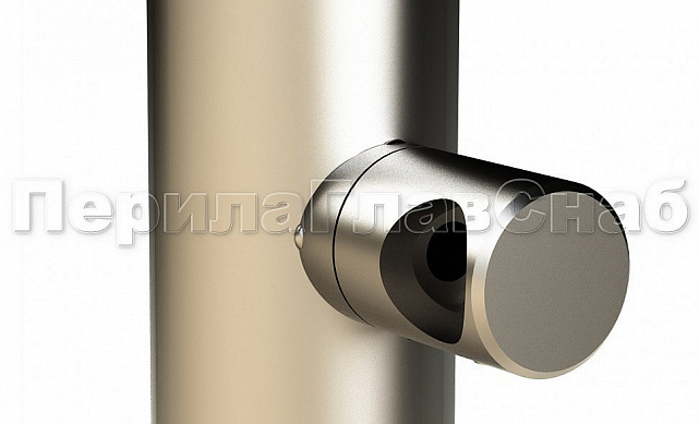 Готовая стойка Ø38,1х950 мм деревянная, со вставками из нержавеющей стали 2х100 мм базовая k741 5 Готовая стойка Ø38,1х950 мм деревянная, со вставками из нержавеющей стали 2х100 мм базовая k741 5