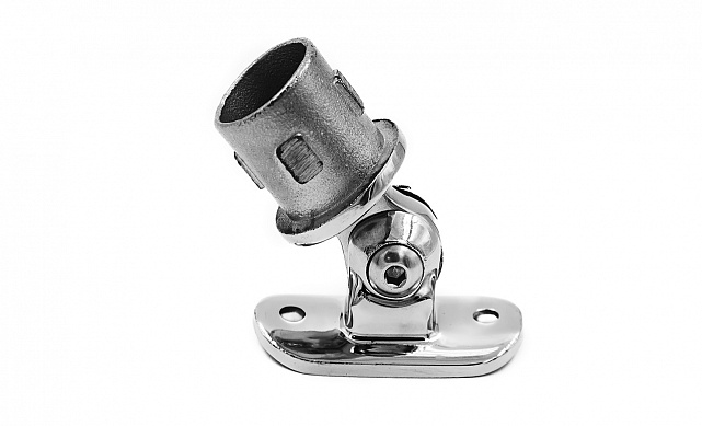 Наконечник палец с регулируемым ложементом, литой, под стойку Ø25.4х1.5 мм, полировка 600 GRIT, нержавеющий AISI 304 k219 7 Наконечник палец с регулируемым ложементом, литой, под стойку Ø25.4х1.5 мм, полировка 600 GRIT, нержавеющий AISI 304 k219 7