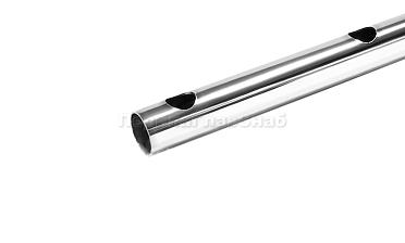 Труба AISI 304 25х1х6000, с перфорацией под  Ø16, 90°, GRIT 600 837-4 купить в Краснодаре