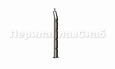 Стойка эксклюзивная с 4 ригеледержателями, крепление в пол, регулируемый ложемент (AISI 304) k787 купить в Краснодаре